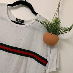 Graphic Stripe T Shirt
